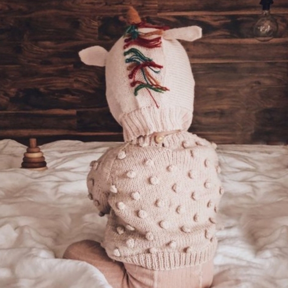 OEUF RAINBOW UNICORN ANIMAL ALPACA HAT - Picture 3 of 6